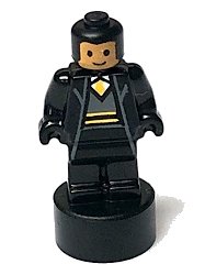 LEGO onderdeel Hufflepuff Student Statuette / Trophy #1, Nougat Face 90398pb030