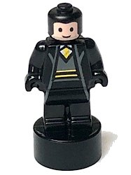 LEGO onderdeel Hufflepuff Student Statuette / Trophy #3, Light Nougat Face 90398pb032