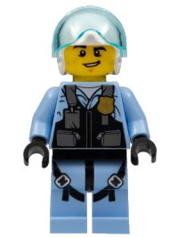 LEGO onderdeel Sky Police - Jet Pilot cty0953
