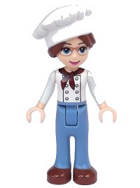LEGO onderdeel Friends Lillie - Chef frnd0310