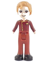 LEGO onderdeel Friends Julian - Dark Red Usher Uniform frnd0414