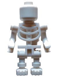 LEGO onderdeel Skeleton - Plain Head, Bent Arms gen172