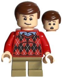 LEGO onderdeel Dudley Dursley - Red Sweater hp216