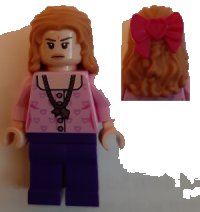 LEGO onderdeel Lavender Brown - Bright Pink Blouse hp226