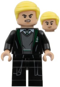 LEGO onderdeel Draco Malfoy - Slytherin Sweater and Black Robe hp229
