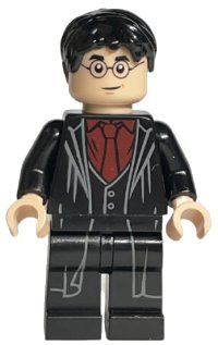 LEGO onderdeel Harry Potter - Dark Red Shirt and Tie, Black Robe hp232