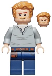 LEGO onderdeel Owen Grady - Open Neck Shirt jw048