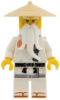 LEGO onderdeel Wu Sensei - Golden Weapons Legacy Update njo0996