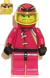 LEGO onderdeel Racer Driver, Nitro Flash rac014
