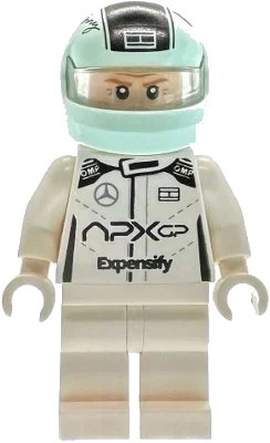 Sonny Hayes in bl color 0, LEGO part number sc140