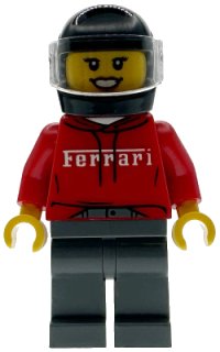 LEGO onderdeel Ferrari SF90 XX Stradale Driver sc142