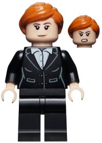LEGO onderdeel Pepper Potts - Black Suit, Ponytail sh0740