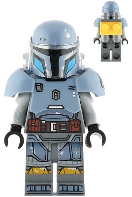 LEGO onderdeel Paz Vizsla - Backpack without Clip (sw1341)