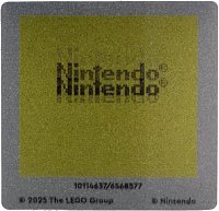 LEGO part Plastic Game Boy Screen with Nintendo Logo Pattern 114637