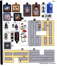 LEGO onderdeel Stickerset voor set 21328 - (78833/6347703) 21328stk01