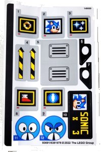 LEGO onderdeel Sticker Sheet for Set 21331, Sheet 1 - (93691/6381978) 21331stk01