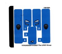 LEGO part Foglio Adesivi per Set 30343 - (75763/6332975) 30343stk01