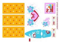 LEGO onderdeel Sticker Sheet for Set 3184 - (10095456/4620856) 3184stk01