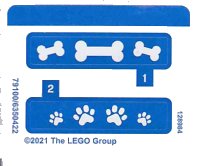 LEGO part Sticker Sheet for Set 40479 - (79100/6350422) 40479stk01