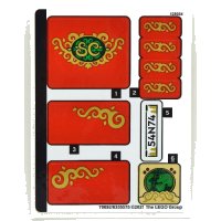 LEGO onderdeel Sticker Sheet for Set 40499 - (79692/6355575) 40499stk01