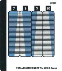 LEGO onderdeel Sticker Sheet for Set 40519, Sheet 2 - (96144/6382692) 40519stk02