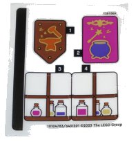 LEGO onderdeel Sticker Sheet for Set 40657 - (10104783/6451301) 40657stk01