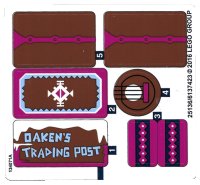 LEGO onderdeel Sticker Sheet for Set 41066 - (25136/6137423) 41066stk01
