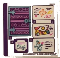 LEGO onderdeel Sticker Sheet for Set 41169 - (65539/6283077) 41169stk01