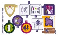 LEGO part Sticker Sheet for Set 41176, Sheet 2 - International Version - (26016/6144758) 41176stk02a