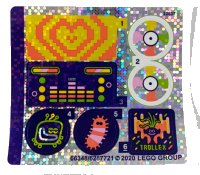 LEGO part Sticker Sheet for Set 41250, Holographic Mirrored - (66348/6287721) 41250stk01