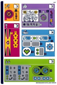 LEGO part Sticker Sheet for Set 41346 - (38016/6222305) 41346stk01