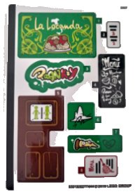 LEGO onderdeel Sticker Sheet for Set 41379 - (65018/6277444) 41379stk01