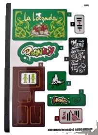 LEGO part Sticker Sheet for Set 41379 - (65018/6277444) (41379stk01)