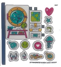 LEGO onderdeel Sticker Sheet for Set 41410 - (67790/6299720) 41410stk01