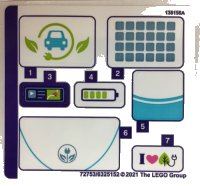 LEGO onderdeel Sticker Sheet for Set 41443 - (72753/6325152) 41443stk01