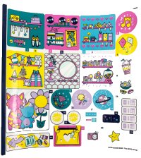 LEGO onderdeel Sticker Sheet for Set 41450 - (72760/6325203) 41450stk01