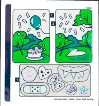 LEGO onderdeel Sticker Sheet for Set 41663 - (72764/6325221) 41663stk01