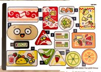 LEGO onderdeel Sticker Sheet for Set 41701 - (80096/6361505) 41701stk01
