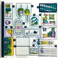 LEGO onderdeel Sticker Sheet for Set 41709 - (84124/6373978) 41709stk01