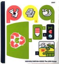 LEGO onderdeel Sticker Sheet for Set 41712 - (10001502/6387454) 41712stk01