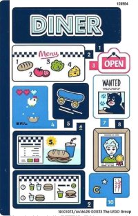 LEGO onderdeel Sticker Sheet for Set 41728 - (10101073/6416428) 41728stk01