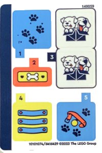 LEGO onderdeel Sticker Sheet for Set 41738 - (10101074/6416429) 41738stk01