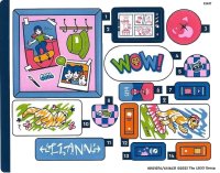 LEGO onderdeel Sticker Sheet for Set 41739 - (10101076/6416431) 41739stk01