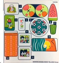 LEGO onderdeel Sticker Sheet for Set 41754 - (10101078/6416434) 41754stk01