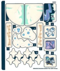 LEGO onderdeel Sticker Sheet for Set 41760 - (10104259/6443448) 41760stk01