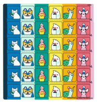 LEGO onderdeel Sticker Sheet for Set 41806 - (10101649/6421342) 41806stk01