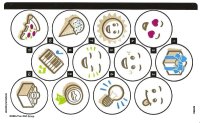 LEGO onderdeel Sticker Sheet for Set 41839 - (10109649/6502721) 41839stk01