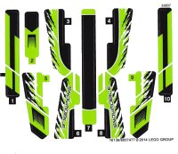 LEGO part Sticker Sheet for Set 42021 - (16136/6057477) 42021stk01