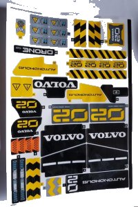 LEGO onderdeel Sticker Sheet for Set 42081 - (38959/6228528) 42081stk01