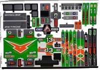 LEGO onderdeel Sticker Sheet for Set 42129 - (77604/6338500) 42129stk01